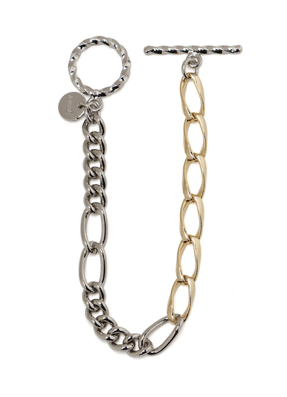 BRASS DOUBLE CHAIN BRACELET