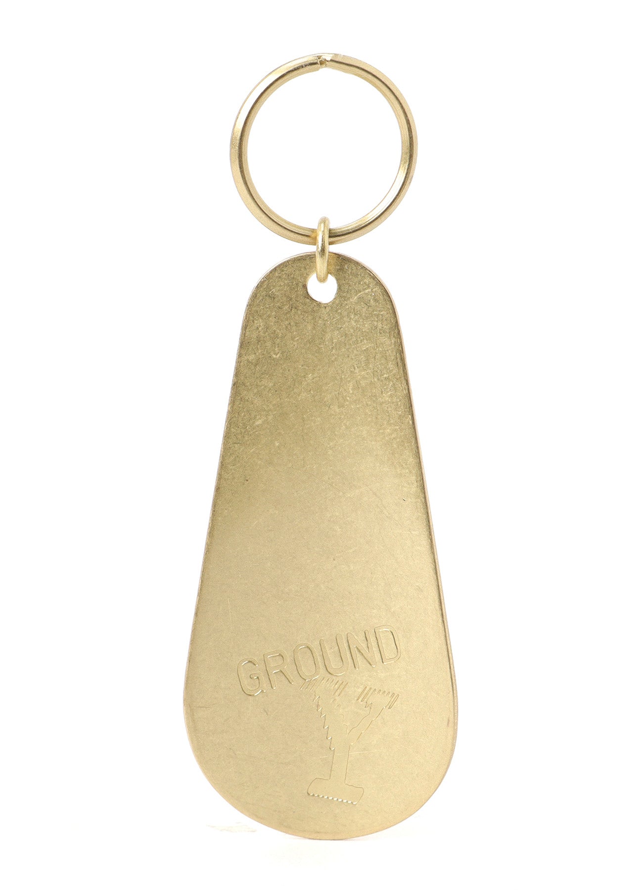 BRASS SHOEHORN KEY CHARM