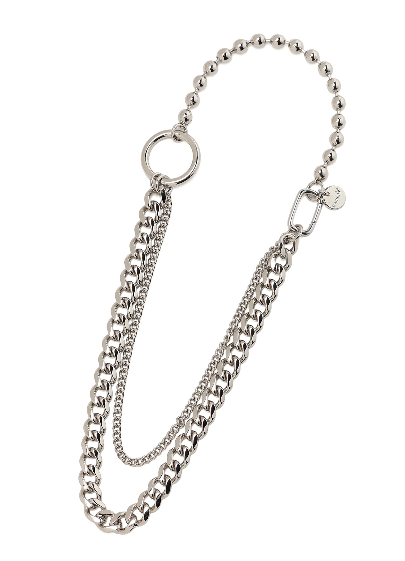 BRASS AND ALLOY NECKLACE