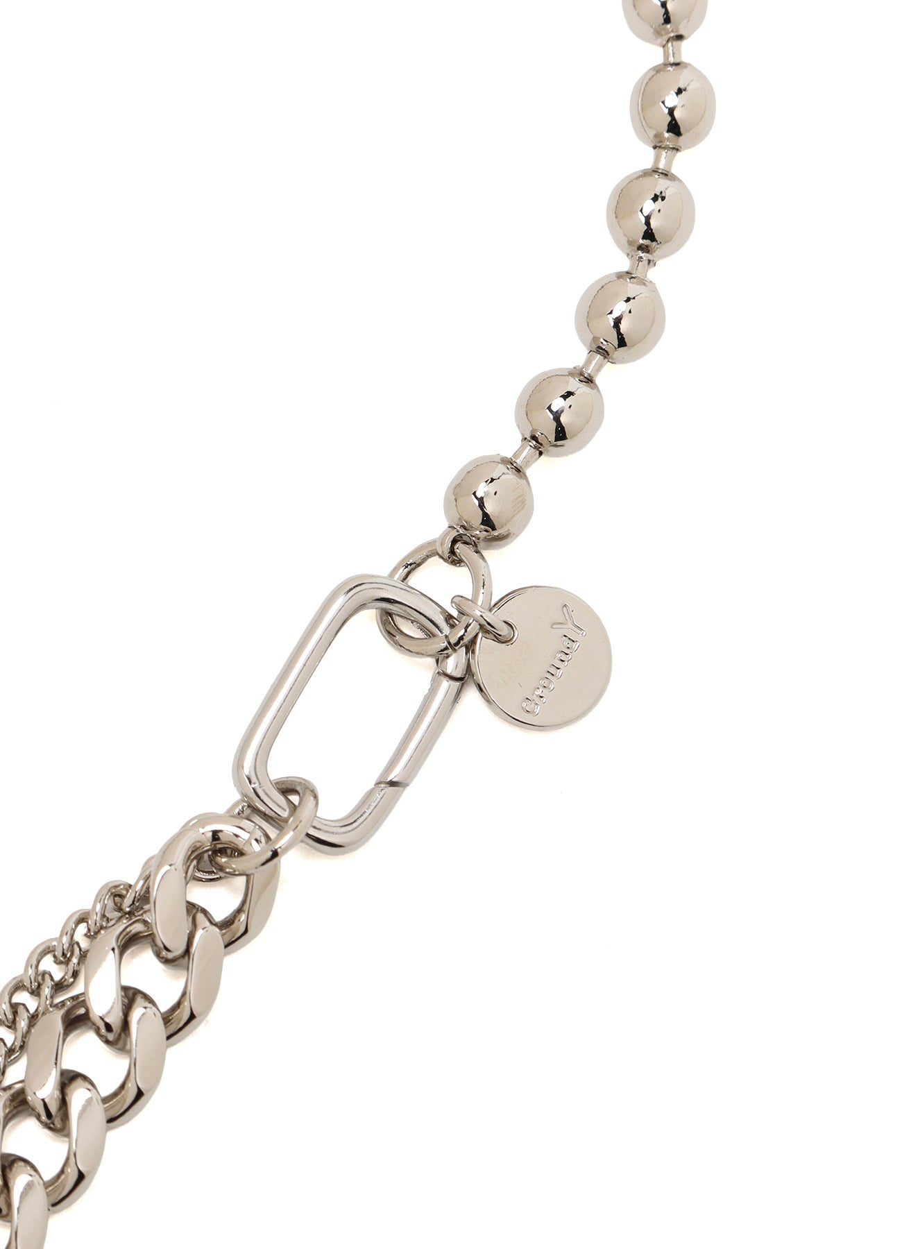 BRASS AND ALLOY NECKLACE