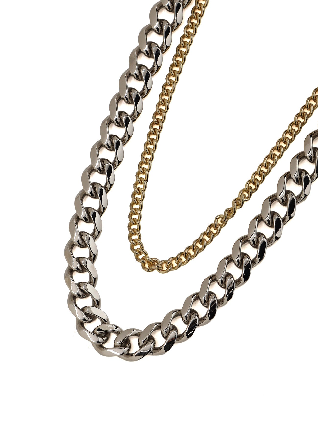 BRASS AND ALLOY NECKLACE