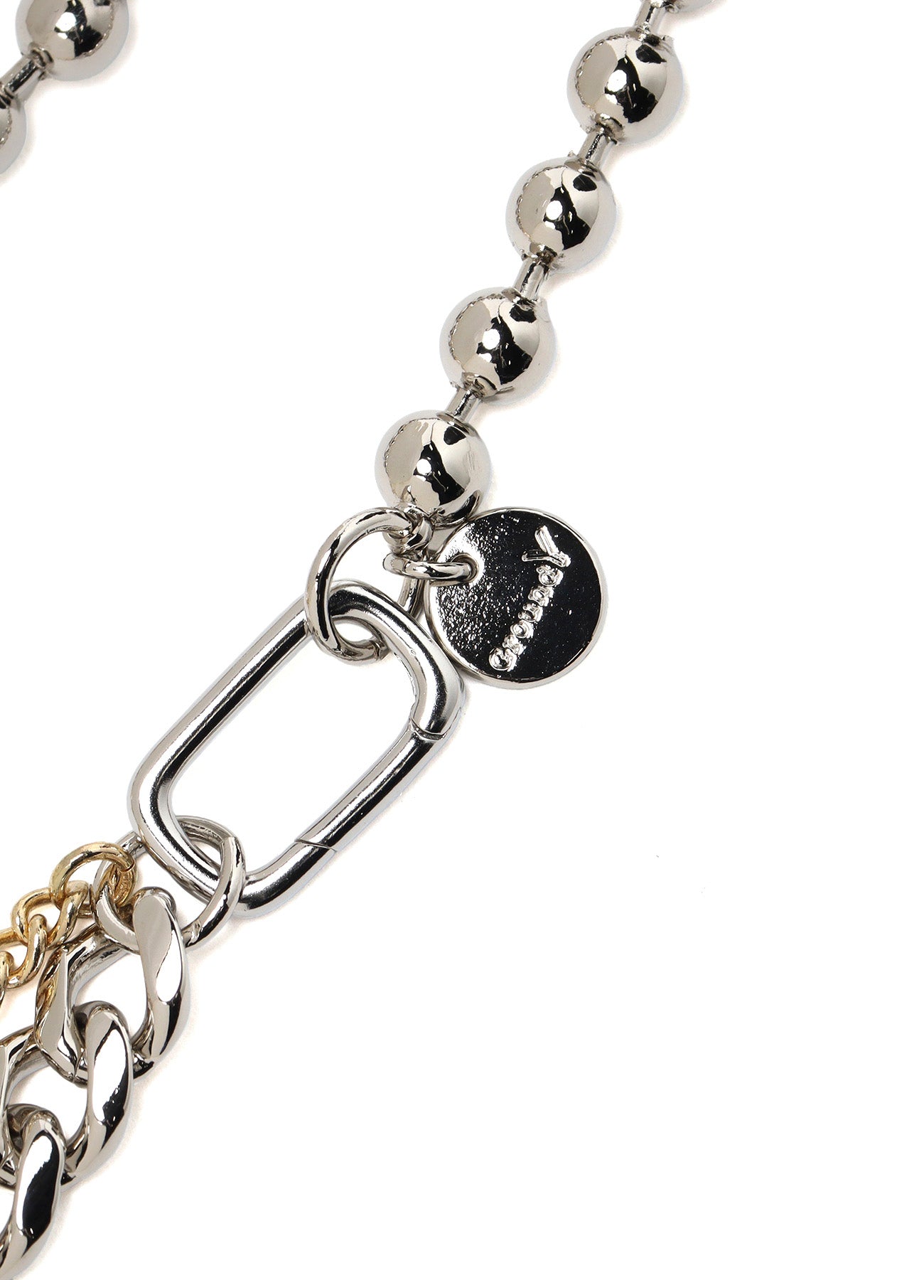 BRASS AND ALLOY NECKLACE