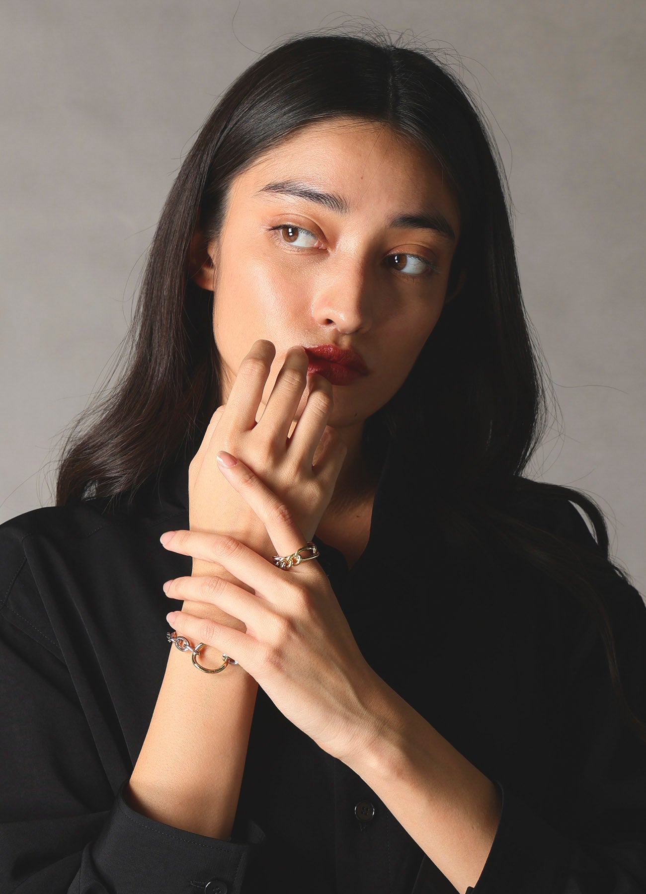 BRASS AND ALLOY BRACELET