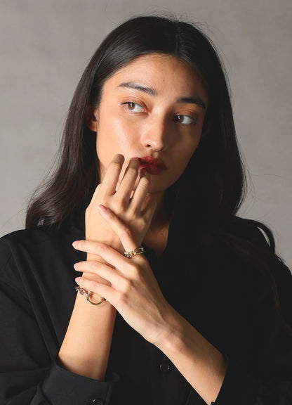 BRASS AND ALLOY BRACELET