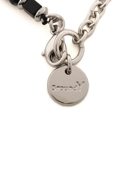 GLASS & BRASS BEAD BRACELET B