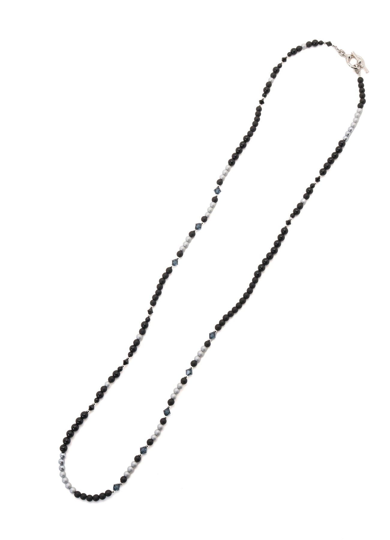 GLASS & PEARL BEAD NECKLACE