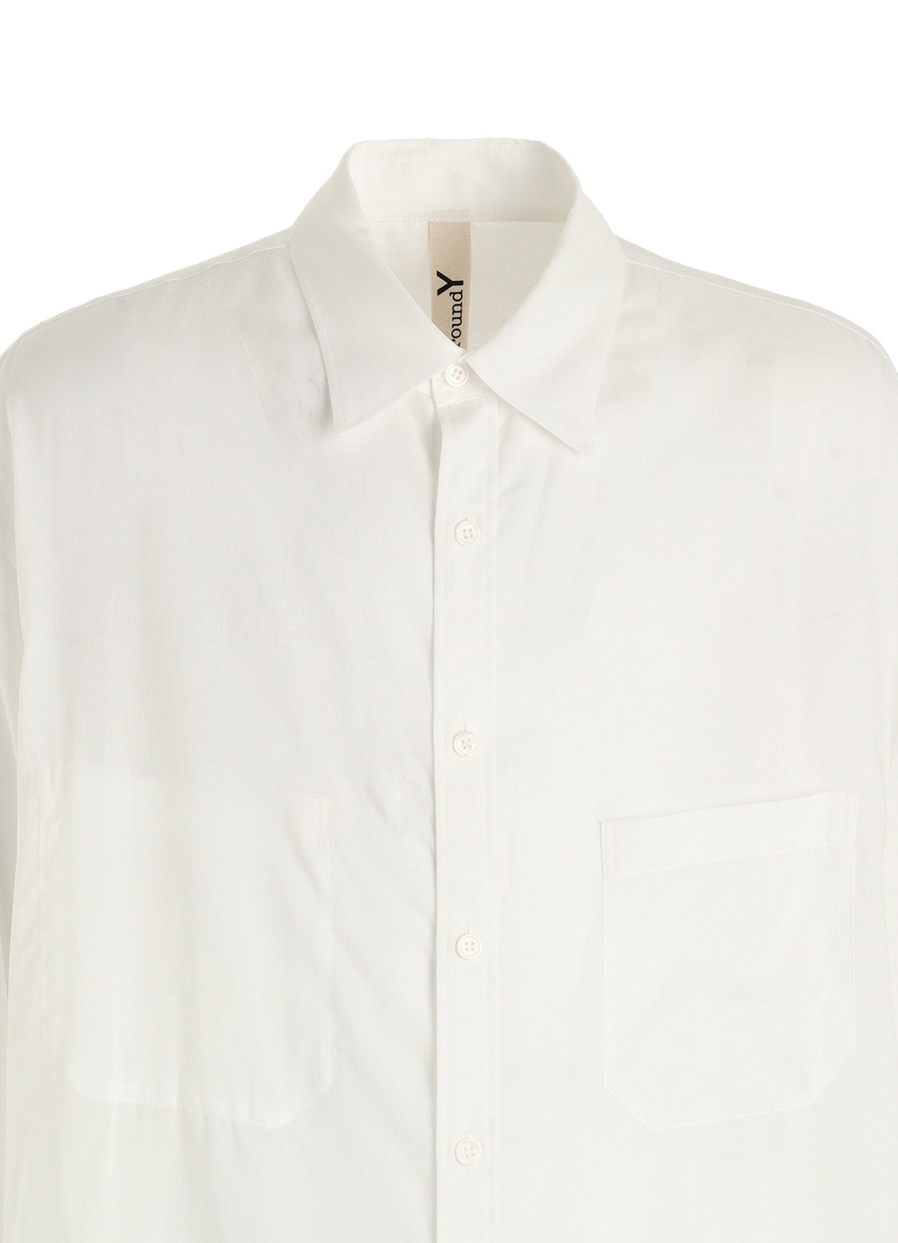 CELLULOSE LAWN LONG SHIRT WITH SLEEVE SLITS – THE SHOP YOHJI YAMAMOTO