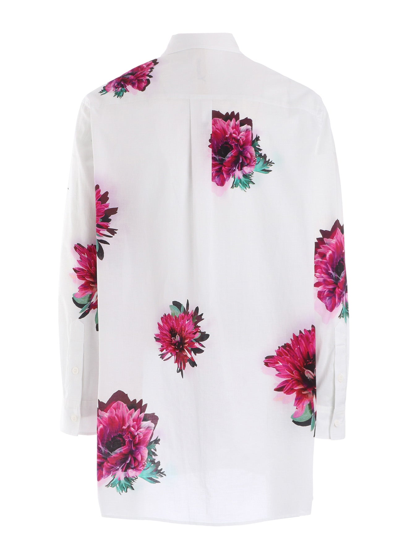 60 LAWN PINK FLOWER LONG SHIRT