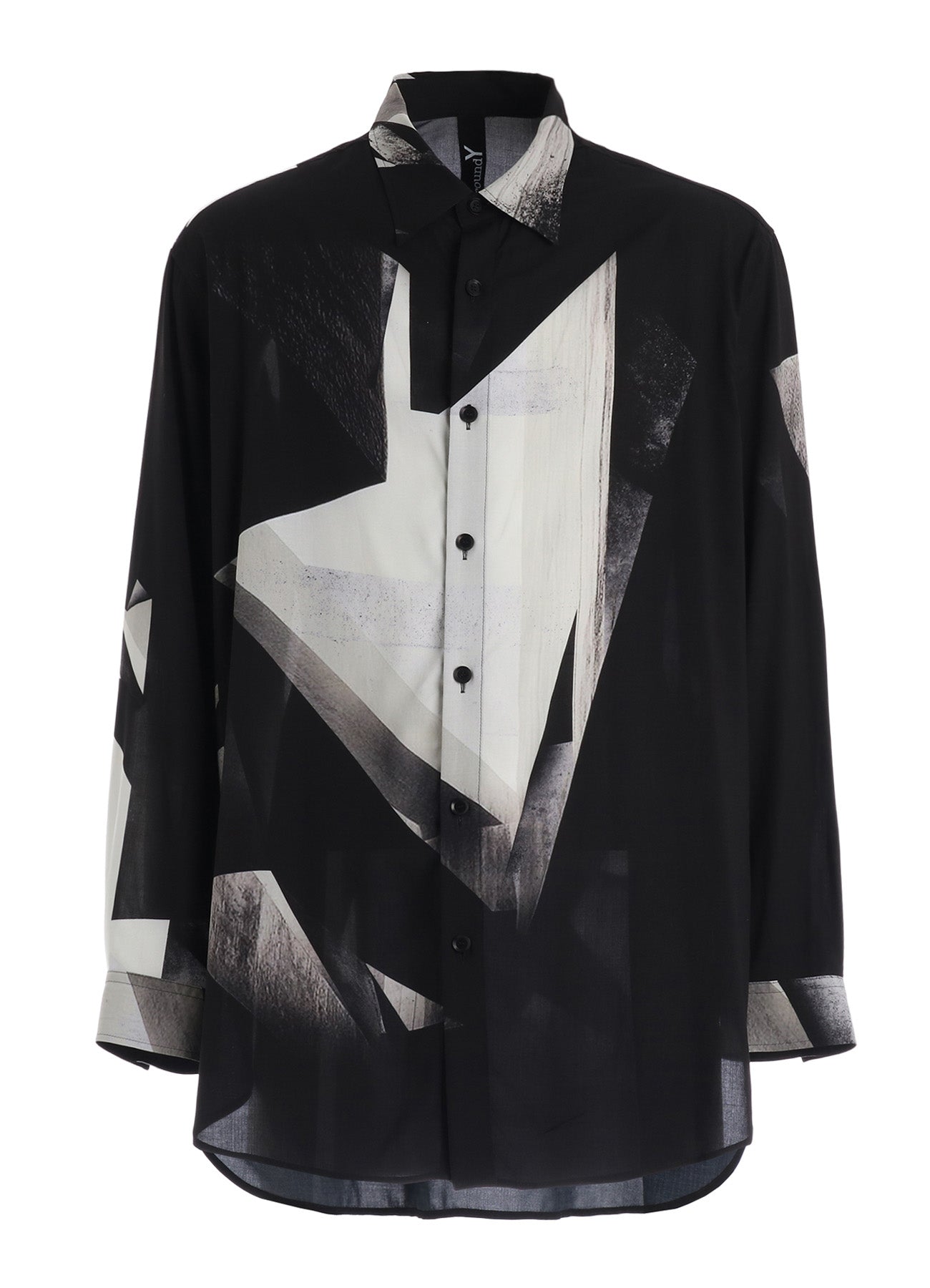 GEOMETRIC PATTERN OVERSIZED SHIRT