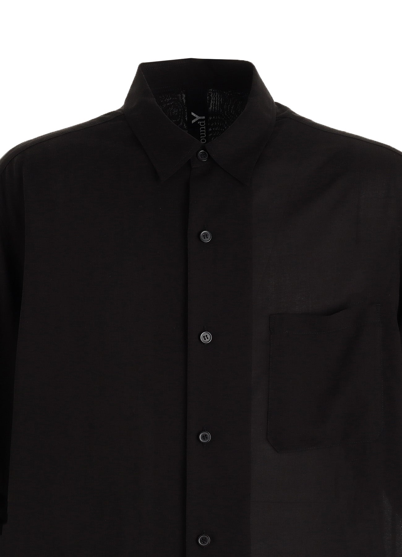 Yohji Yamamoto POUR HOMME 25S/S セルロースシャツ CELLULOSE LAWN SHORT-SLEEVED SHIRT – THE SHOP YOHJI YAMAMOTO