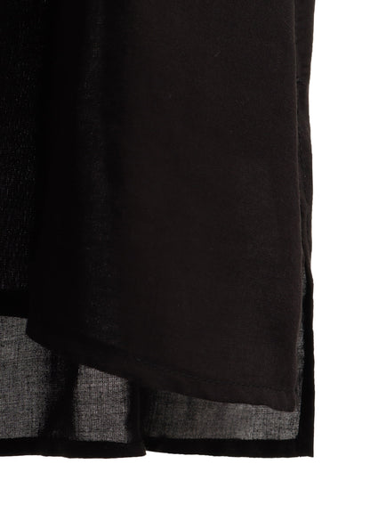 CELLULOSE LAWN SHORT-SLEEVED SHIRT