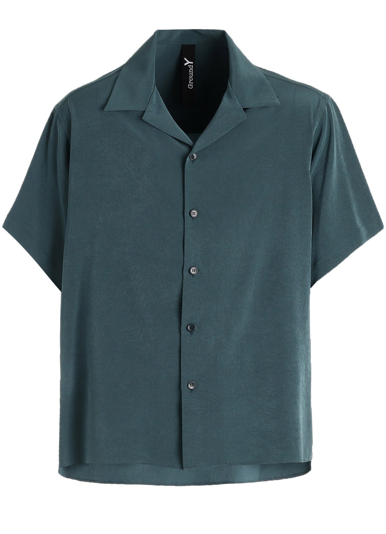 CREPE de CHINE OPEN COLLAR SHIRT – THE SHOP YOHJI YAMAMOTO