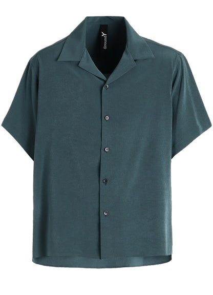 CREPE de CHINE OPEN COLLAR SHIRT