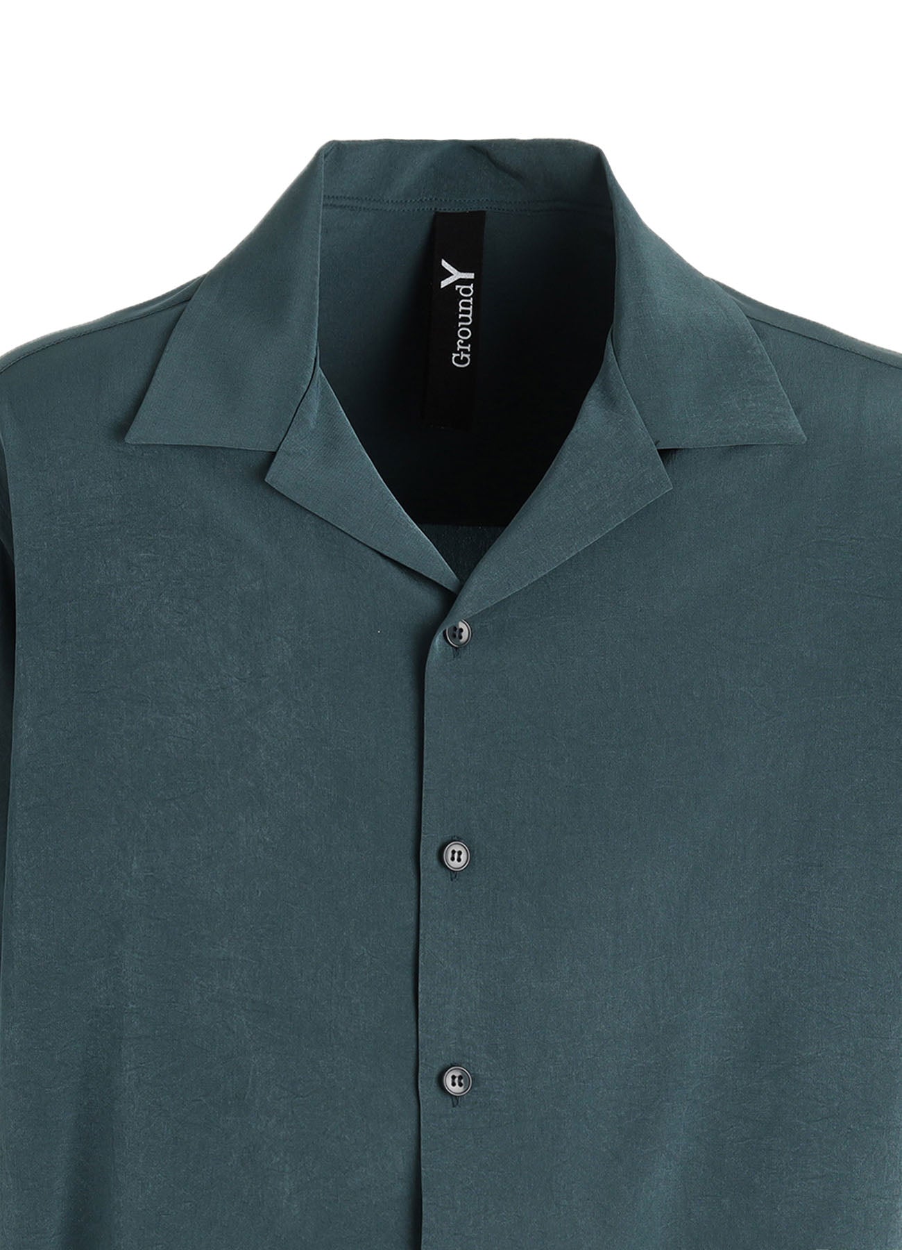CREPE de CHINE OPEN COLLAR SHIRT – THE SHOP YOHJI YAMAMOTO