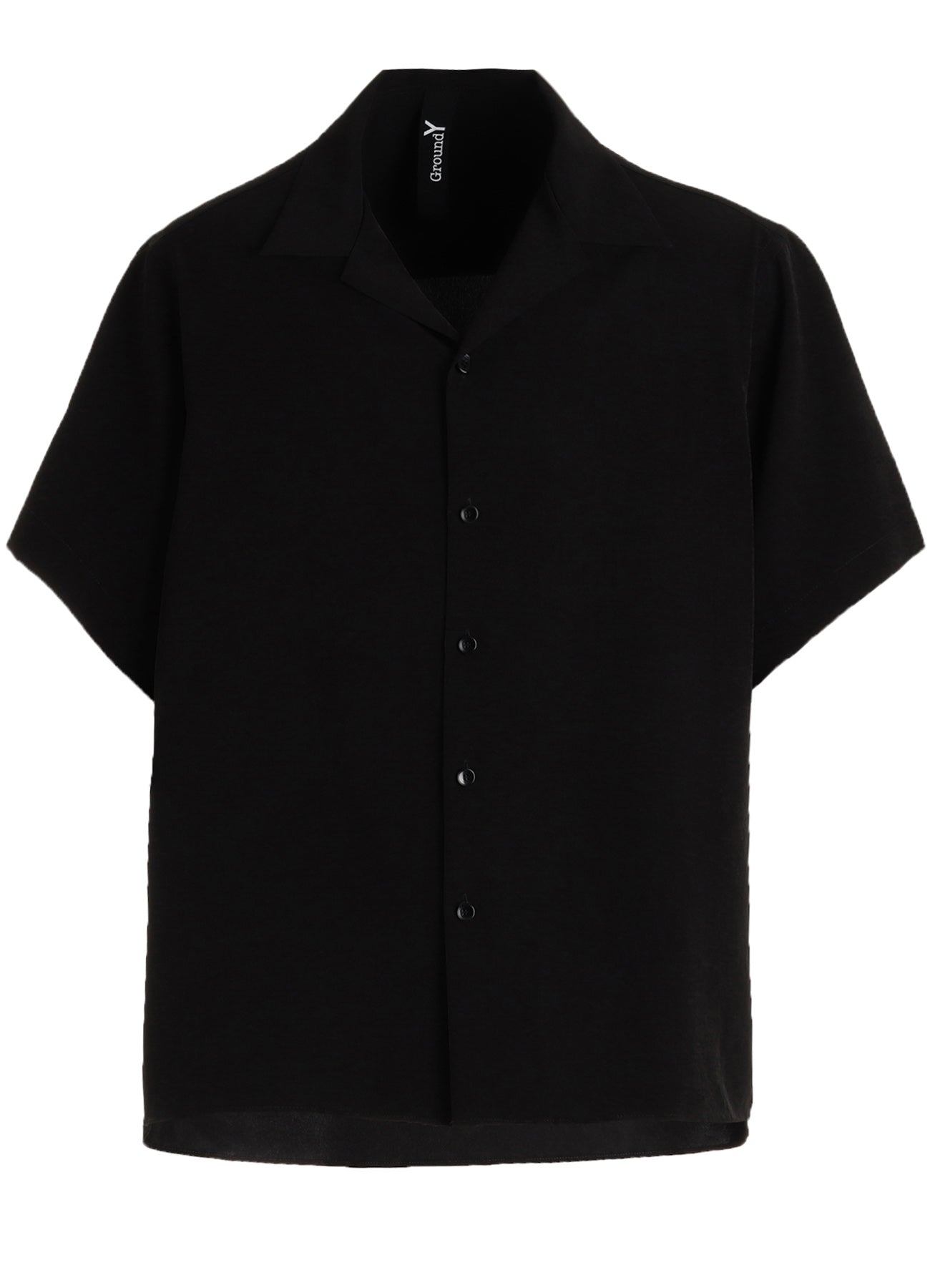 CREPE de CHINE OPEN COLLAR SHIRT – THE SHOP YOHJI YAMAMOTO
