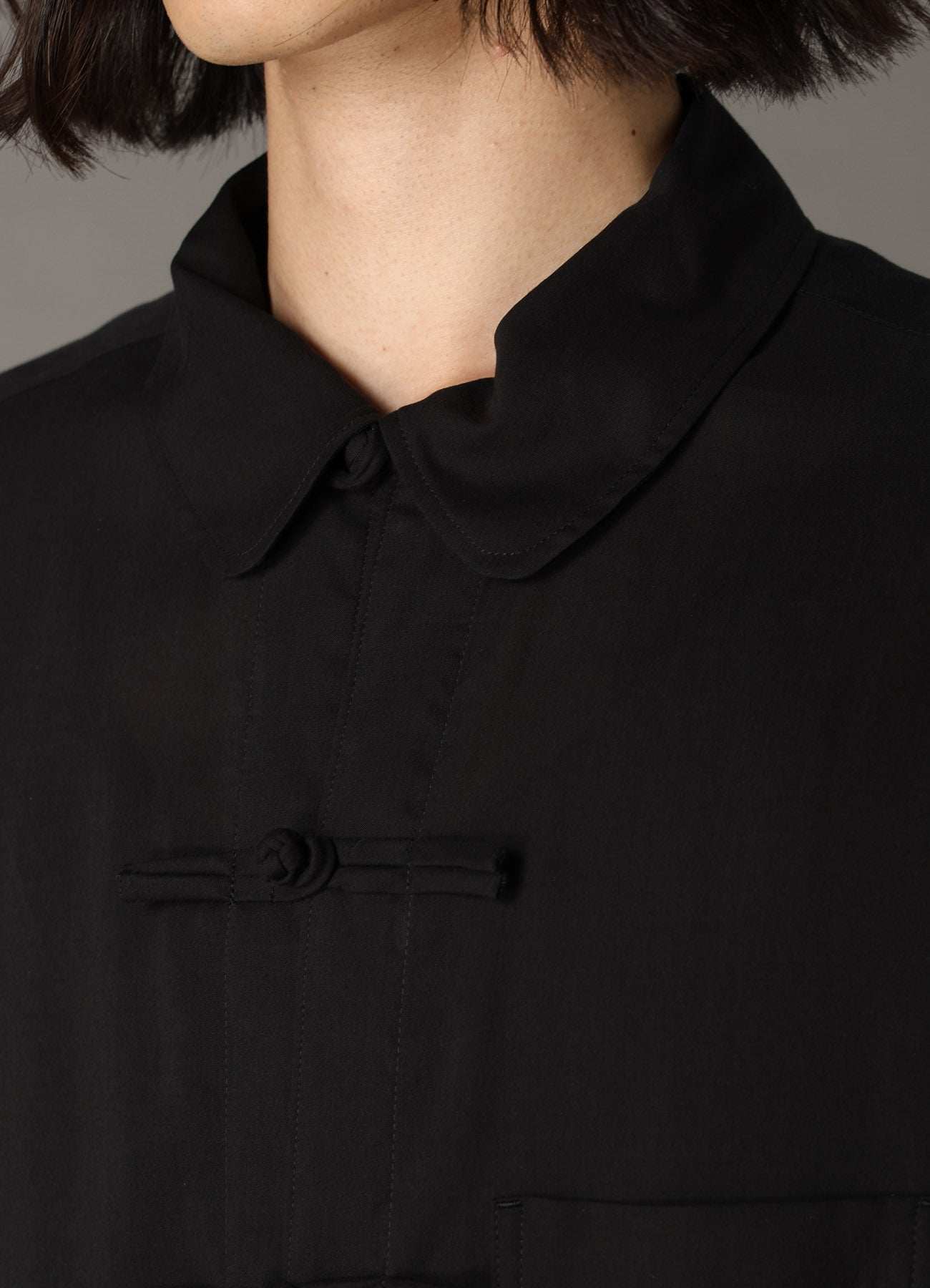 CELLULOSE LAWN SHAKA BUTTON SHIRT