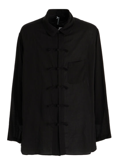 CELLULOSE LAWN SHAKA BUTTON SHIRT