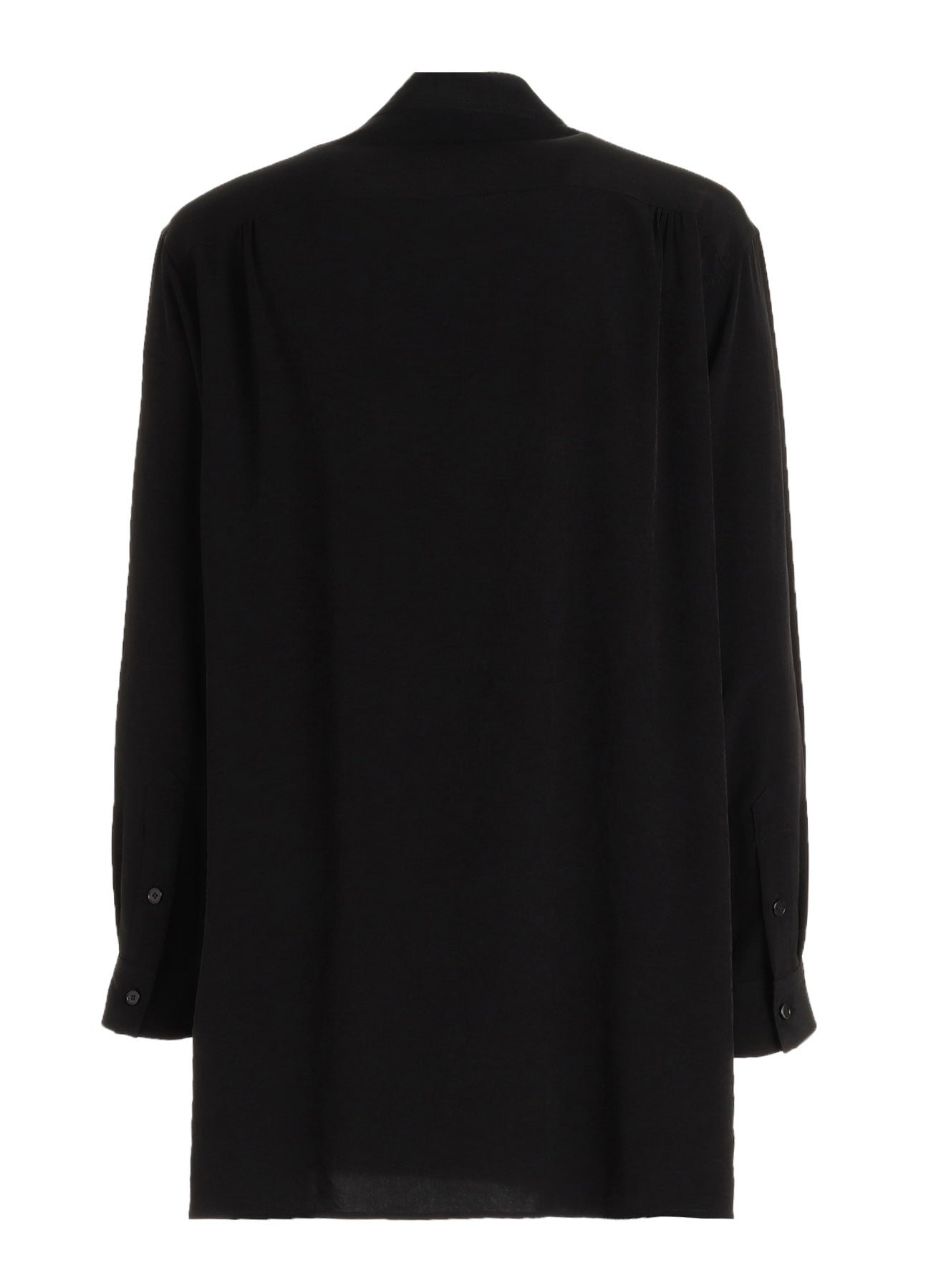 CREPE de CHINE STAND COLLAR CHINA SHIRT