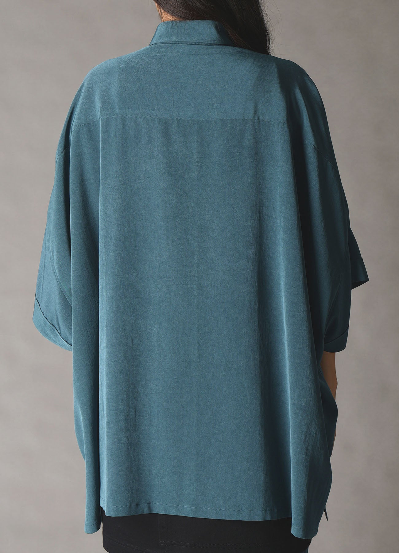 CREPE de CHINE FRONT DOLMAN BIG SHIRT – THE SHOP YOHJI YAMAMOTO