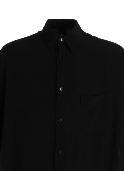 CREPE de CHINE FRONT DOLMAN BIG SHIRT