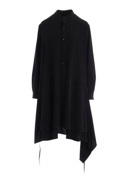 CREPE de CHINE POCKET BAGS BIG SHIRT
