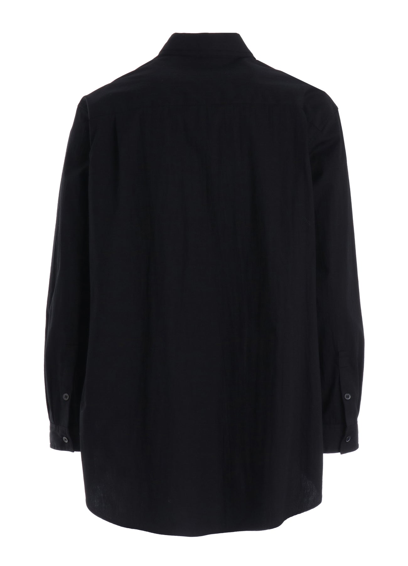 DOUBLE COLLAR BROAD SHIRT WITH ZIPPER SWITCH – THE SHOP YOHJI YAMAMOTO