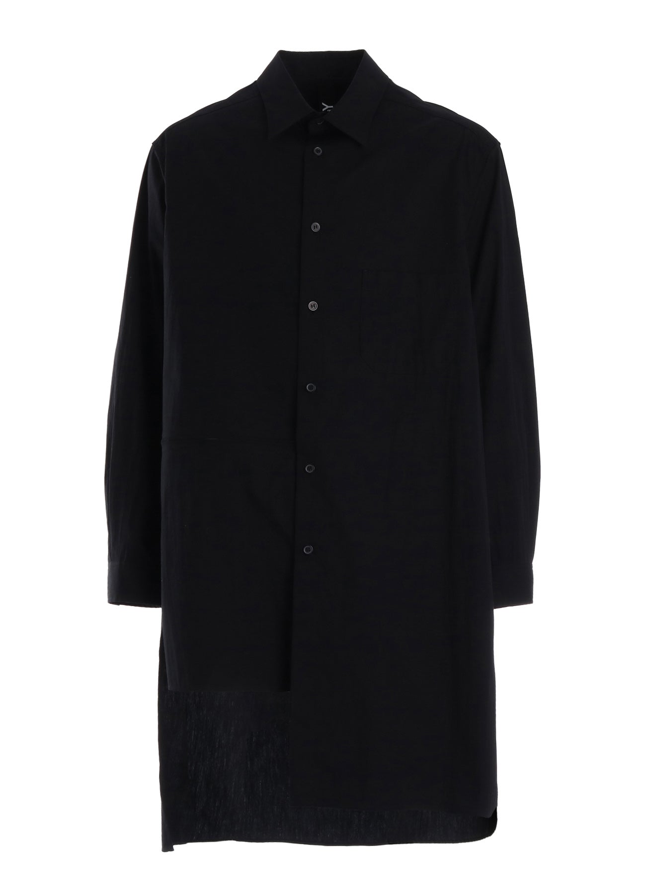 LEFT DRAPE BROAD SHIRT