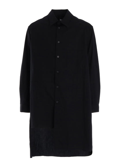LEFT DRAPE BROAD SHIRT