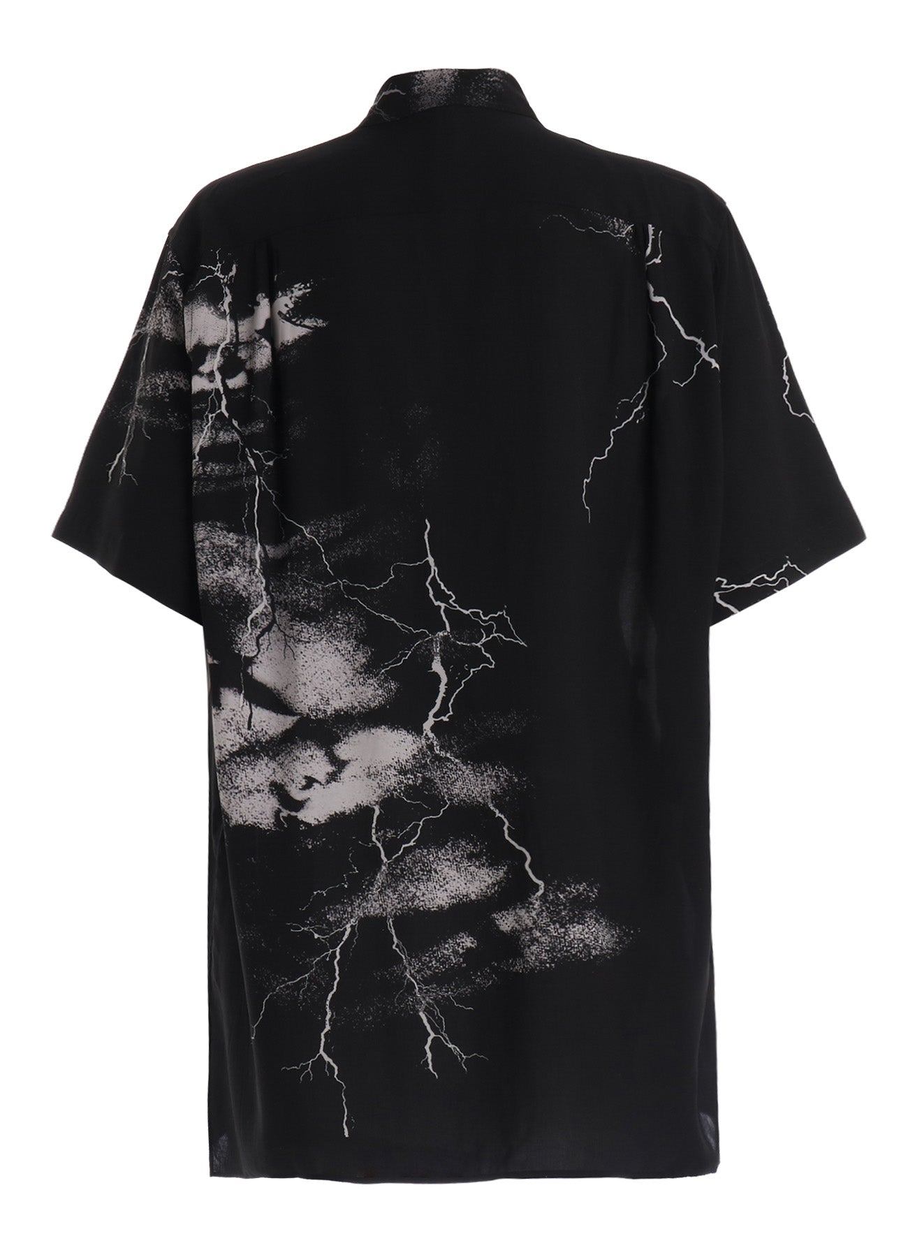 CROW PATTERN SHORT SLEEVE SHIRT