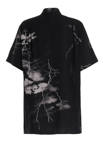 CROW PATTERN SHORT SLEEVE SHIRT