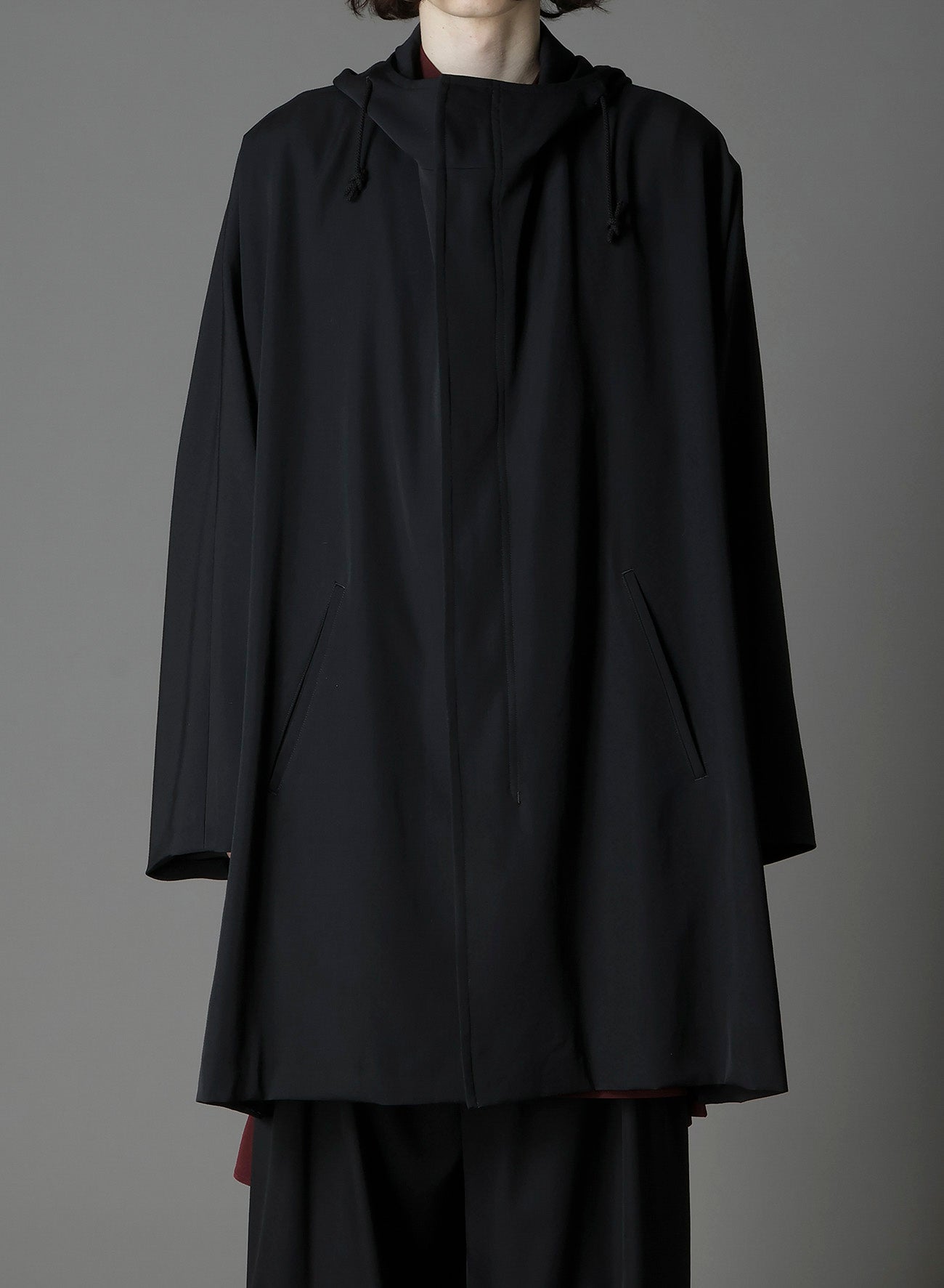 WOOL GABARDINE PONCHO – THE SHOP YOHJI YAMAMOTO