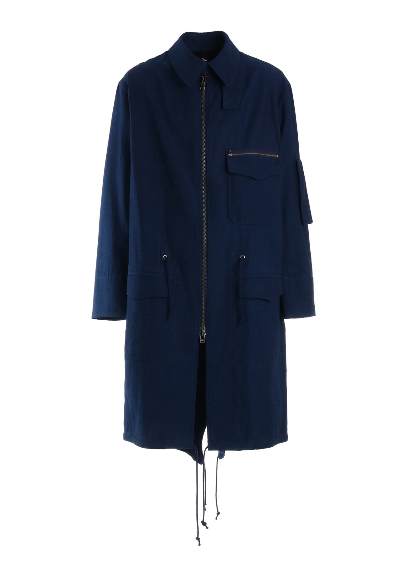 COTTON INDIGO TWILL MODS COAT