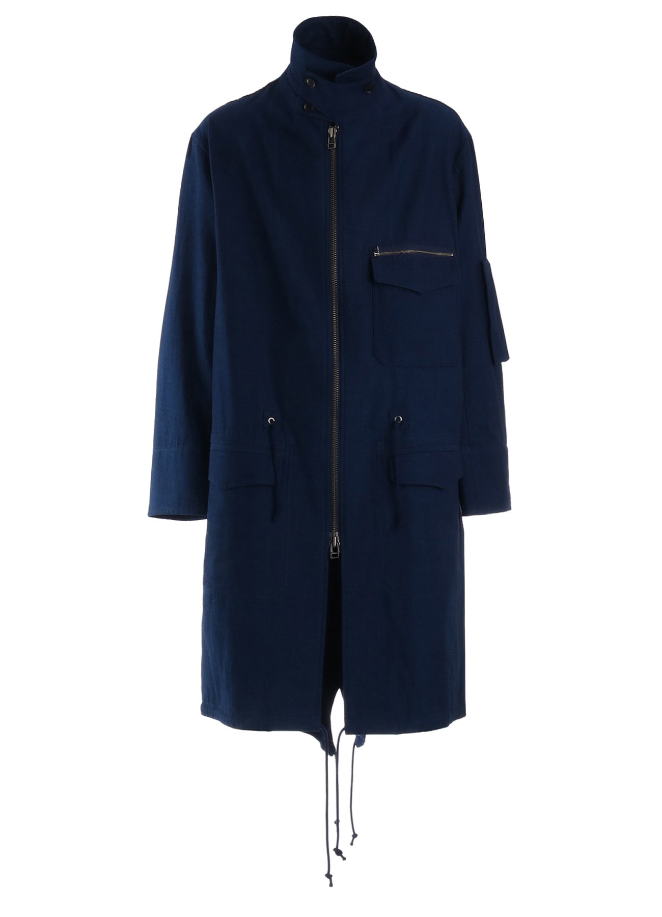 COTTON INDIGO TWILL MODS COAT