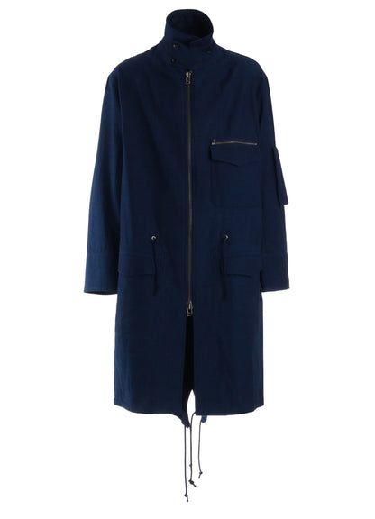 COTTON INDIGO TWILL MODS COAT