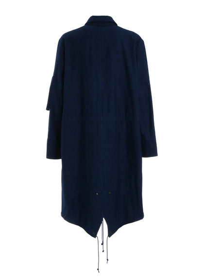 COTTON INDIGO TWILL MODS COAT