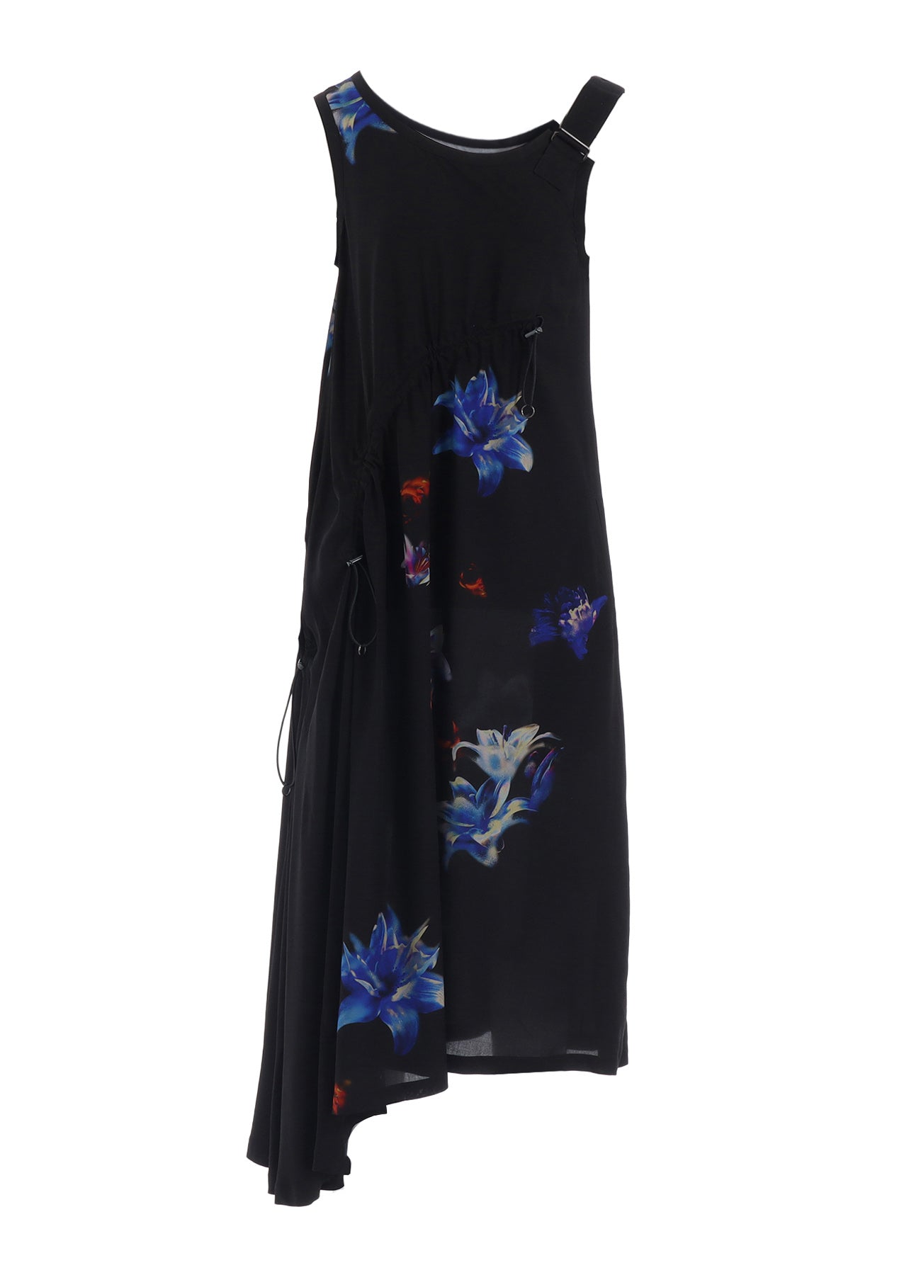 【1/16 10:00(JST) Release】LILY PATTERN ASYMMETRY DRAWCORD DRESS