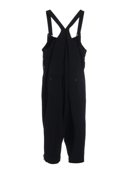 WOOL GABARDINE OVERALLS