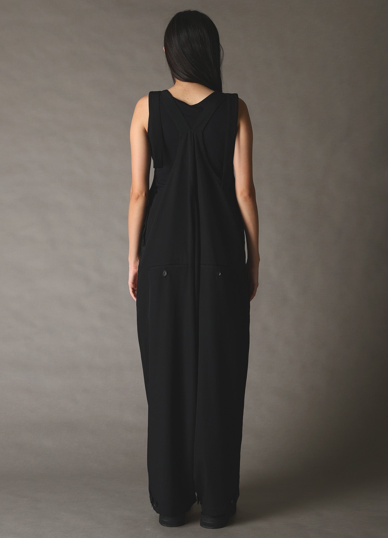 WOOL GABARDINE OVERALLS