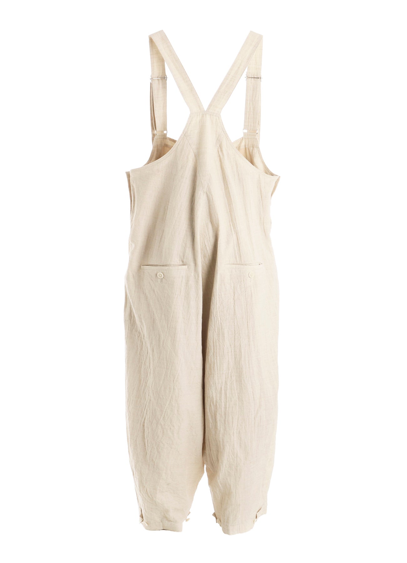 COTTON WOOL FLAX BROAD OVERALLS – THE SHOP YOHJI YAMAMOTO