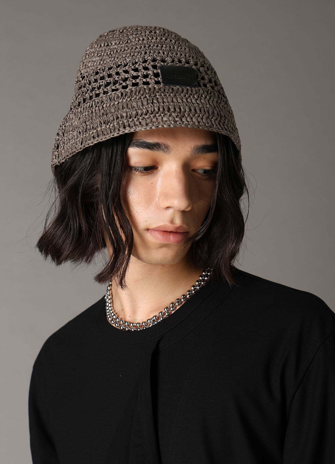 PAPER YARN CROCHET HAT