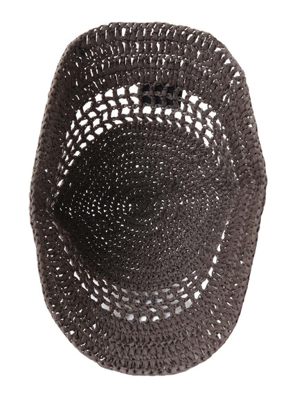 PAPER YARN CROCHET HAT