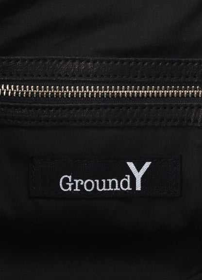 WASHED LEATHER TOTE BAG