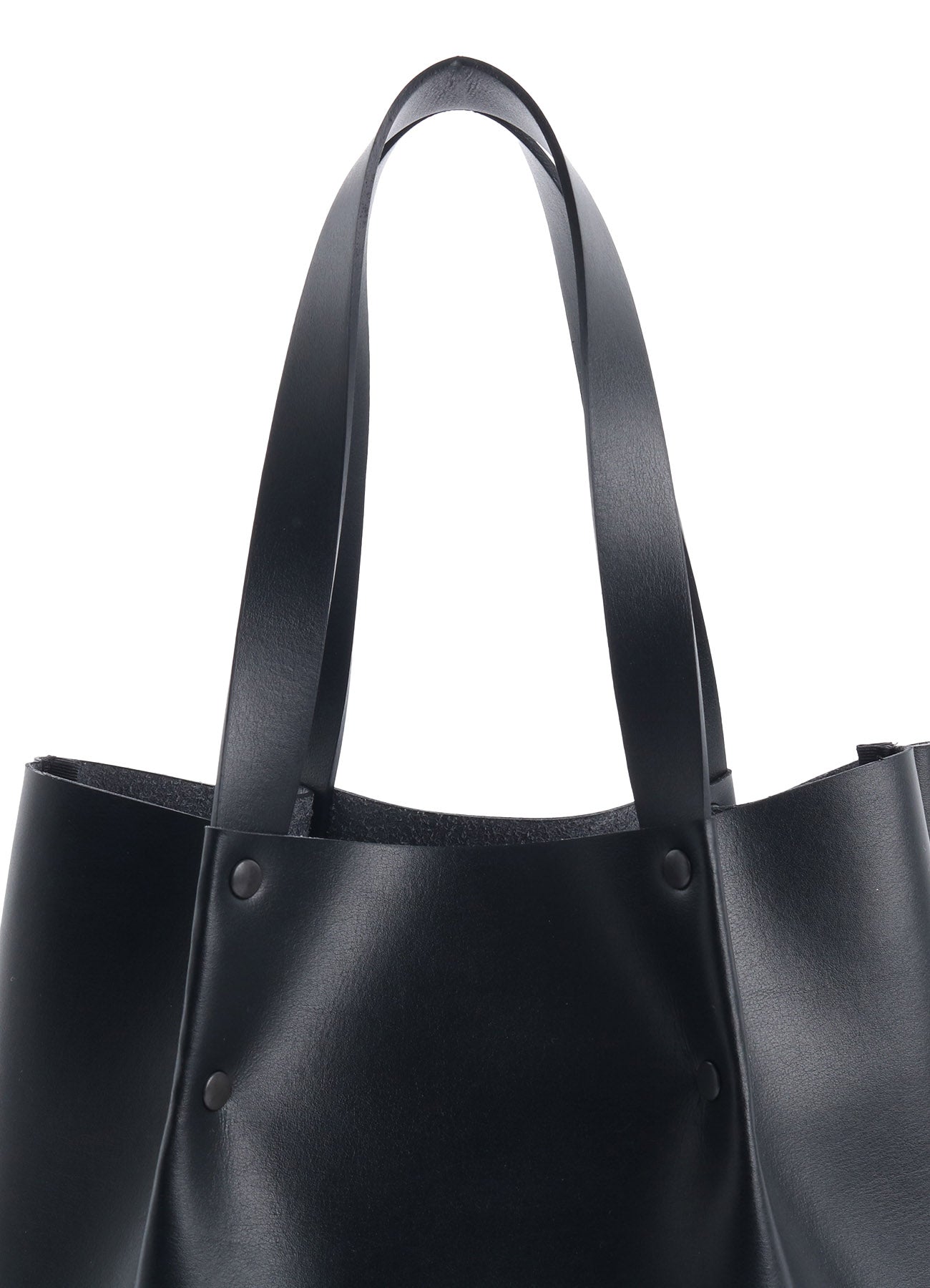 FAUX LEATHER POCKET TOTE BAG – THE SHOP YOHJI YAMAMOTO