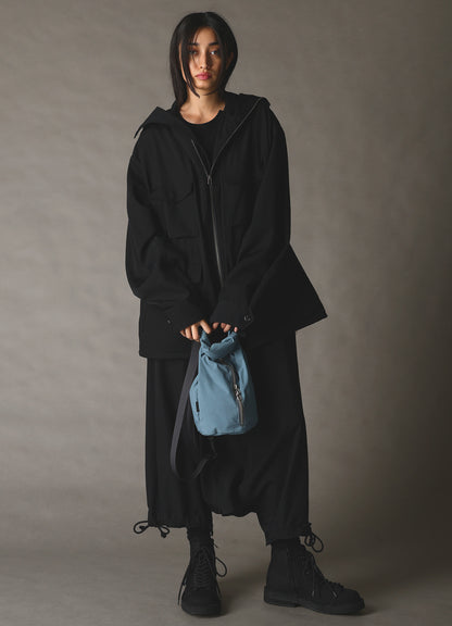 WRINKLE NYLON ROLL BAG