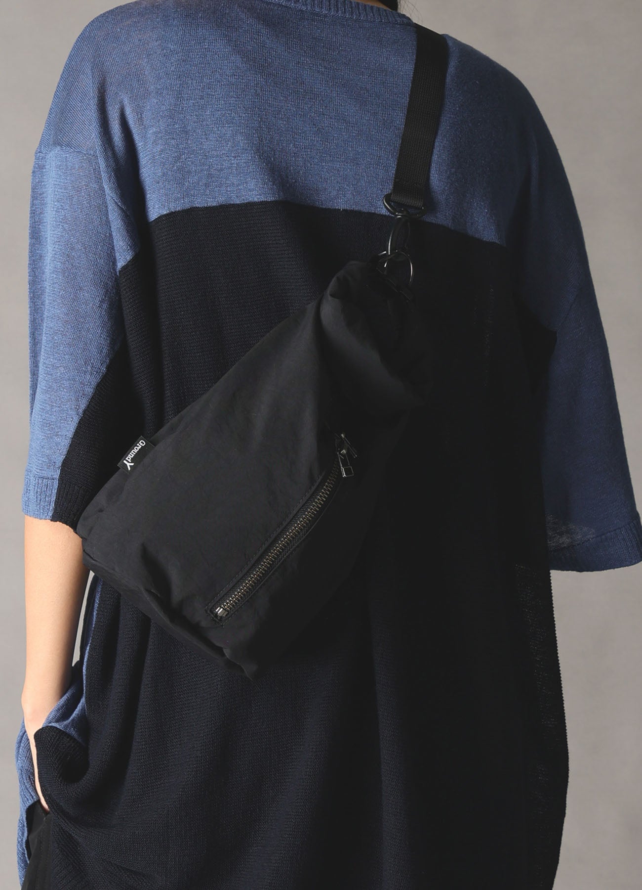 WRINKLE NYLON ROLL BAG