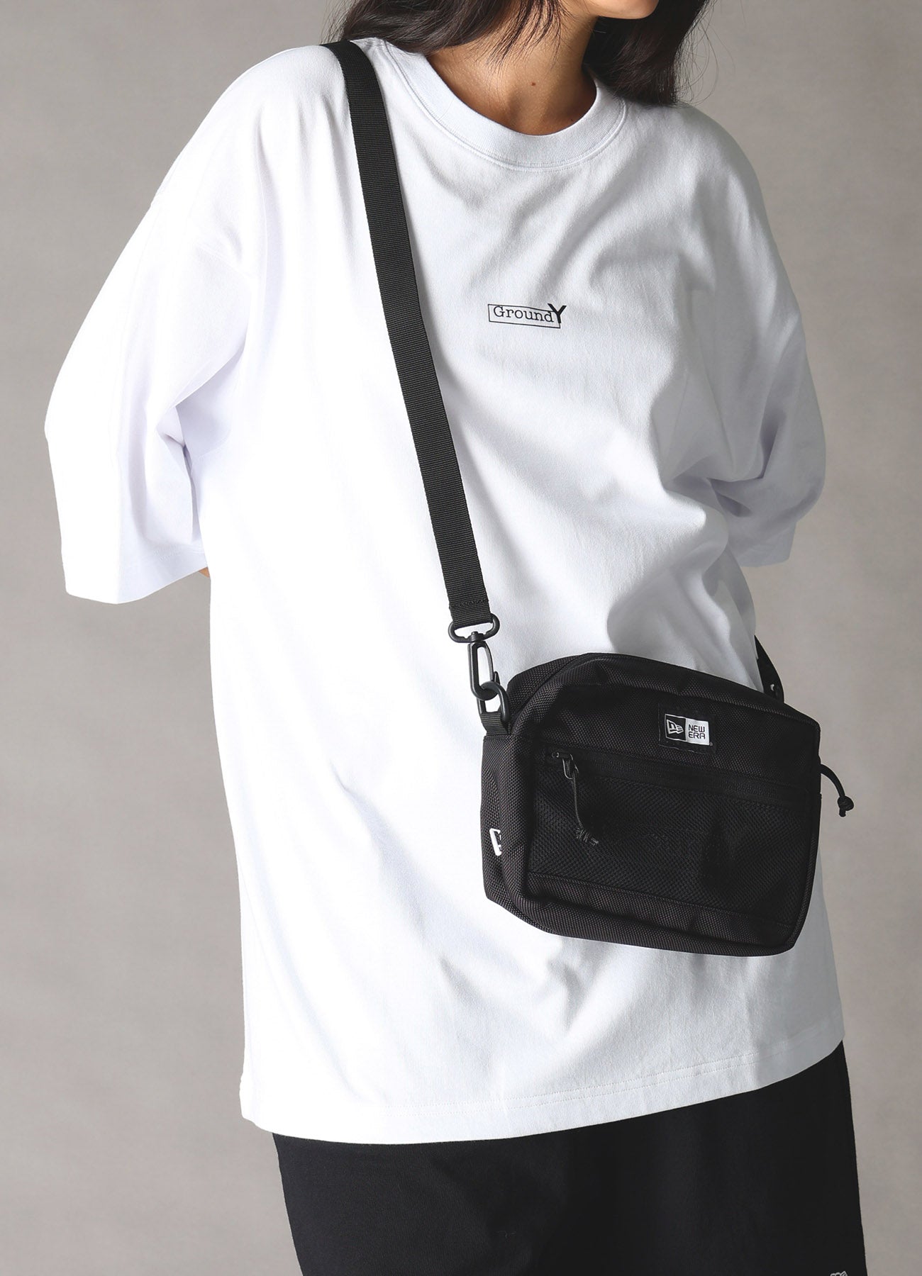 Ground Y×NEW ERA SHOULDER POUCH L Ground Y LOGO – THE SHOP YOHJI