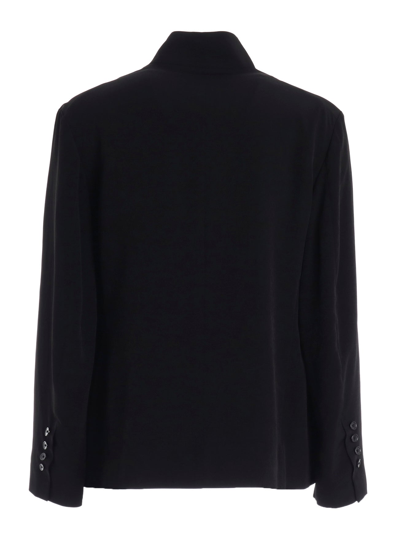 CREPE de CHINE MENS STAND COLLAR JACKET