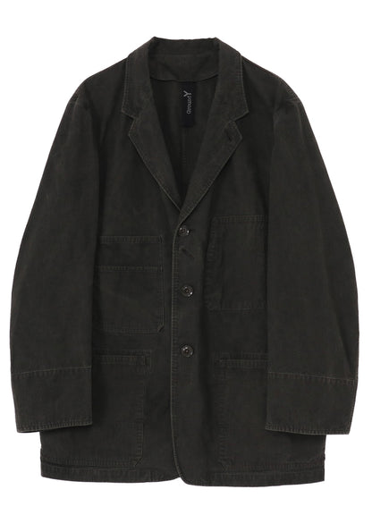 COTTON RIP PRODUCT PIGMENT DYED COVERALL JACKET