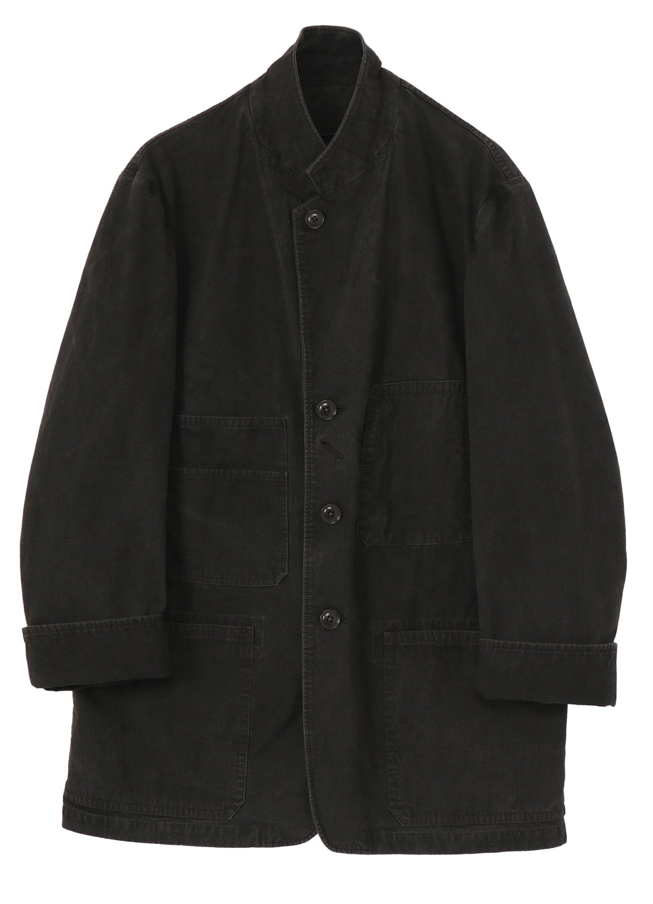 COTTON RIP PRODUCT PIGMENT DYED COVERALL JACKET