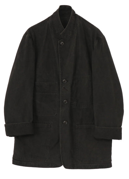 COTTON RIP PRODUCT PIGMENT DYED COVERALL JACKET